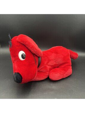 Dakin Clifford the Big Red Dog Plush 14 Inch Stuffed Animal Vintage 1990